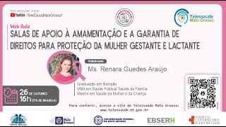 26/10/2021 - Salas de Apoio à Amamentação e Garantia de Direitos P/ Proteção da Gestante e Lactante