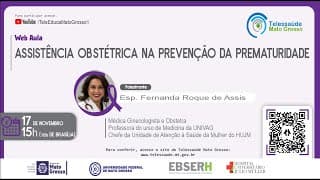17/11/2021 - Assistência Obstétrica na Prevenção da Prematuridade