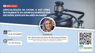 09/09/2020 - Judicialização da SAÚDE