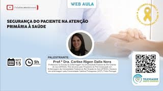 16/09/2020 - Segurança do Paciente na Atenção Primária à Saúde