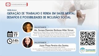 17/12/2020 - Geração de Trabalho e Renda em Saúde Mental